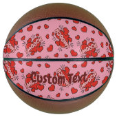Comic Sound Effect Pattern Kissen Basketbal (Voorkant)