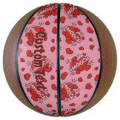 Comic Sound Effect Pattern Kissen Basketbal (Verticaal)