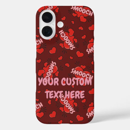 Comic Sound Effect Pattern Kissen Case-Mate iPhone Case (Achterkant)