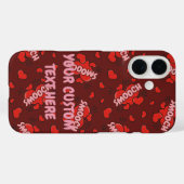 Comic Sound Effect Pattern Kissen Case-Mate iPhone Case (Achterkant (horizontaal))