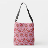 Comic Sound Effect Pattern Kissen Crossbody Tas (Achterkant)
