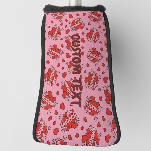 Comic Sound Effect Pattern Kissen Golfheadcover (Draai 90)