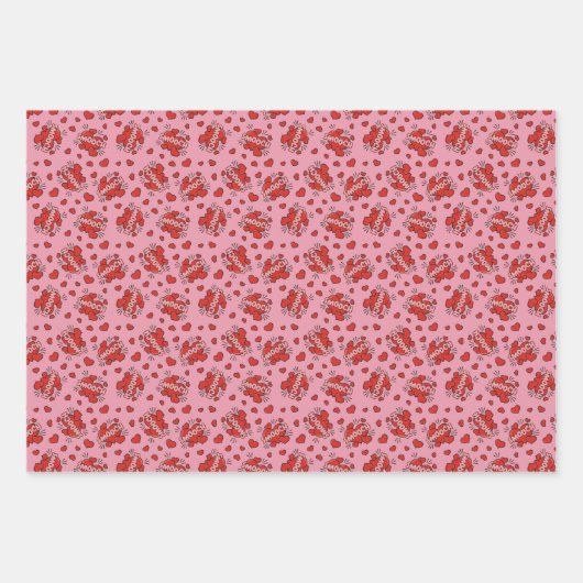 Comic Sound Effect Pattern Kissen Inpakpapier Vel (Voorkant 2)