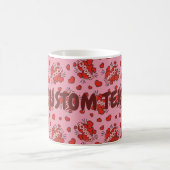 Comic Sound Effect Pattern Kissen Koffiemok (Center)