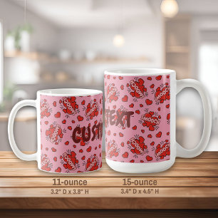 Comic Sound Effect Pattern Kissen Koffiemok