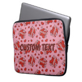 Comic Sound Effect Pattern Kissen Laptop Sleeve (Voorkant Links)