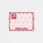 Comic Sound Effect Pattern Kissen Post-it® Notes (Voorkant)