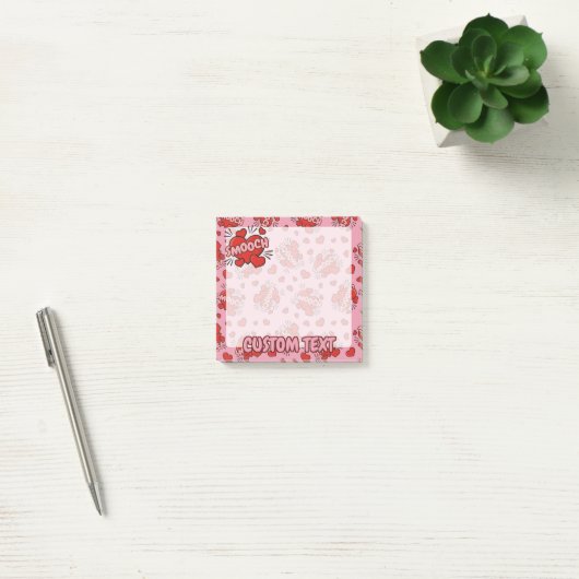 Comic Sound Effect Pattern Kissen Post-it® Notes (Kantoor)