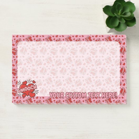 Comic Sound Effect Pattern Kissen Post-it® Notes (Kantoor)