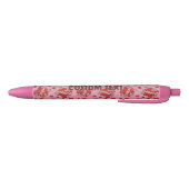 Comic Sound Effect Pattern Kissen Rode Inkt Pen (Bodem)