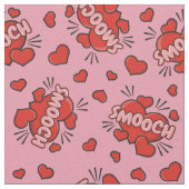 Comic Sound Effect Pattern Kissen Stof (Close Up)