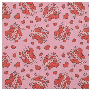 Comic Sound Effect Pattern Kissen Stof