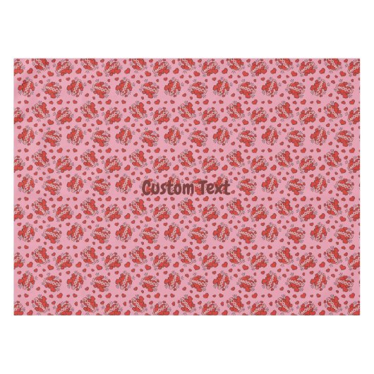 Comic Sound Effect Pattern Kissen Tafelkleed (Voorkant (Horizontaal))