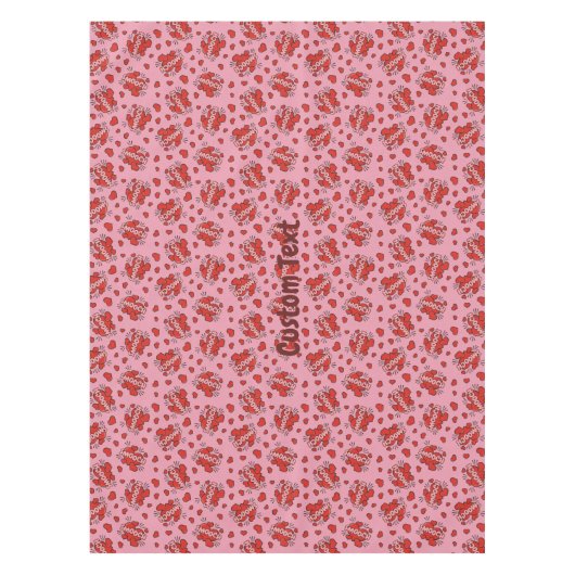 Comic Sound Effect Pattern Kissen Tafelkleed (Voorkant)