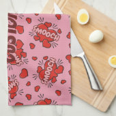 Comic Sound Effect Pattern Kissen Theedoek (Quarter Fold)