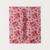 Comic Sound Effect Pattern Kissen Wandkleed (Voorkant)