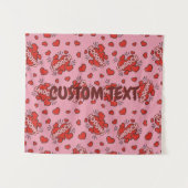 Comic Sound Effect Pattern Kissen Wandkleed (Voorkant (horizontaal))