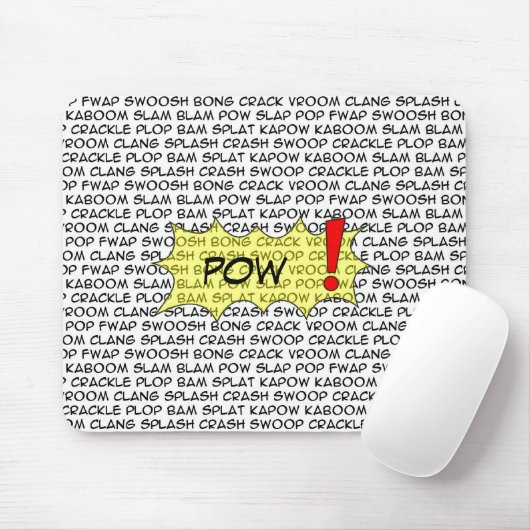 Comic Speak Mousepad Muismat (Met muis)