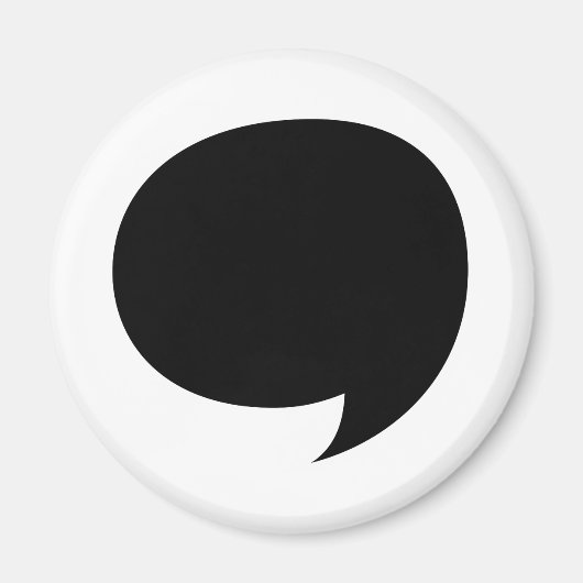 Comic Speech Bubble Magneet (Voorkant)