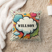 Comic Speech Bubble Pattern Kussen (Deken)