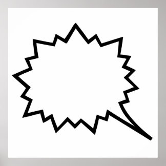 Comic Speech bubble Poster