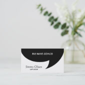 Comic Speech Bubble Visitekaartje (Staand voorkant)