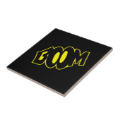 Comic Speech Bubbles keramische Tegel voor uw kleu Tegeltje (Zijkant)