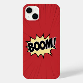 Comic-stijl "BOOM!" – vet rood Case-Mate iPhone 14 Plus Hoesje