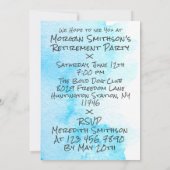 Comic stijl gouden jaren grappig pensioen feest kaart (Achterkant)