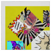 Comic stijl paarden stof (Swatch)