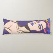 Comic stijl  vrouw Body Pillow Lichaamskussen (Voorkant)
