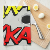 Comic-strip tea towel - dakka, dakka, dakka! theedoek (Quarter Fold)
