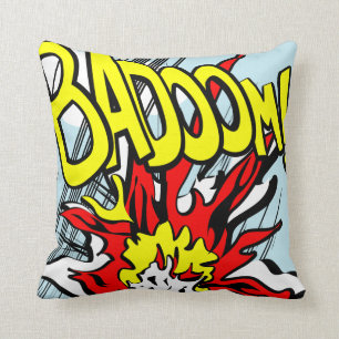 Comic-stripkussen - badoom! kussen