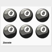 Comic Style 8-inch Ronde Sticker (Vel)