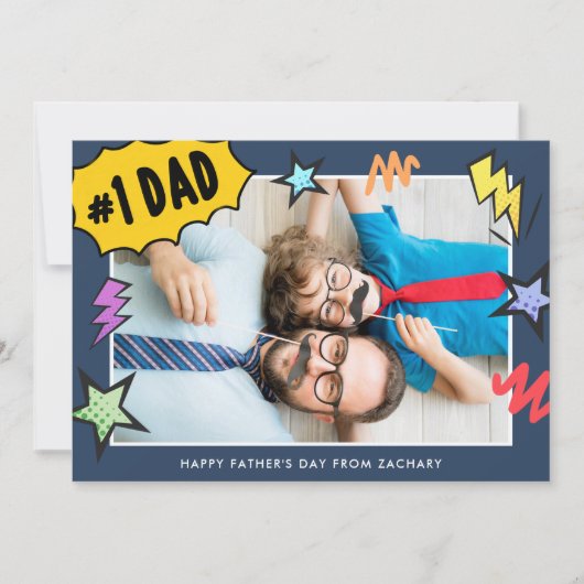 Comic Style-fotokaart Kaart (Voorkant)