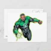 Comic Style - Green Lantern Briefkaart (Voorkant / Achterkant)