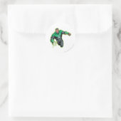 Comic Style - Green Lantern Ronde Sticker (Tas)