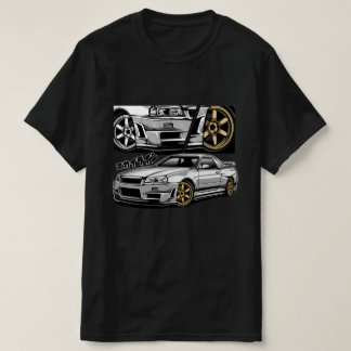 Comic Style GT-R Skyline R34 T-shirt