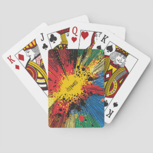 Comic Style Pop Art Explosion (10) Pokerkaarten