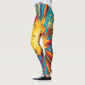 Comic Style Pop Art Explosion (11) Leggings (Links)