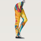 Comic Style Pop Art Explosion (11) Leggings (Rechts)