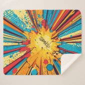 Comic Style Pop Art Explosion (11) Sherpa Deken (Voorkant (horizontaal))