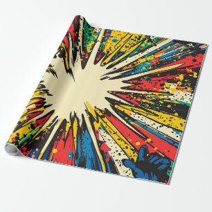 Comic Style Pop Art Explosion (2) Cadeaupapier