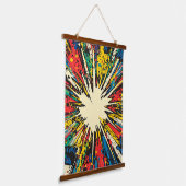 Comic Style Pop Art Explosion (2) Hangend Wandkleed (Gebogen)