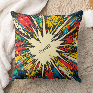 Comic Style Pop Art Explosion (2) Kussen