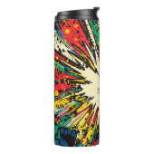Comic Style Pop Art Explosion (2) Thermosbeker (Gedraaid links)