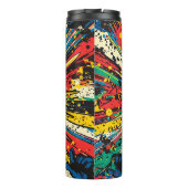 Comic Style Pop Art Explosion (2) Thermosbeker (Achterkant)