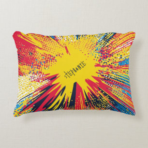 Comic Style Pop Art Explosion (3) Accent Kussen