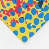 Comic Style Pop Art Explosion (3) Fleece Deken (Hoek)