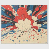 Comic Style Pop Art Explosion (4) Cadeaupapier (Vlak)